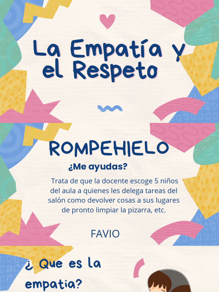 Fomentando Empatía y Respeto en el Aula | PDF | Artes del Lenguaje y ...