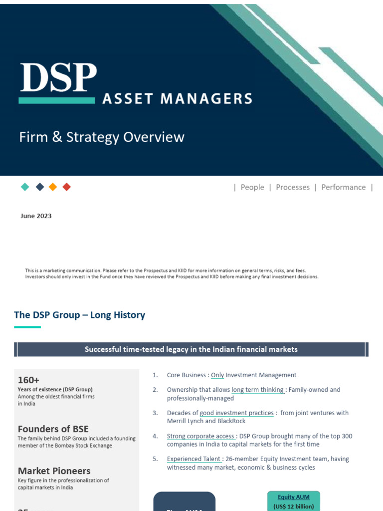DSP India Equity Fund June 2023 | PDF | Investing | Stocks