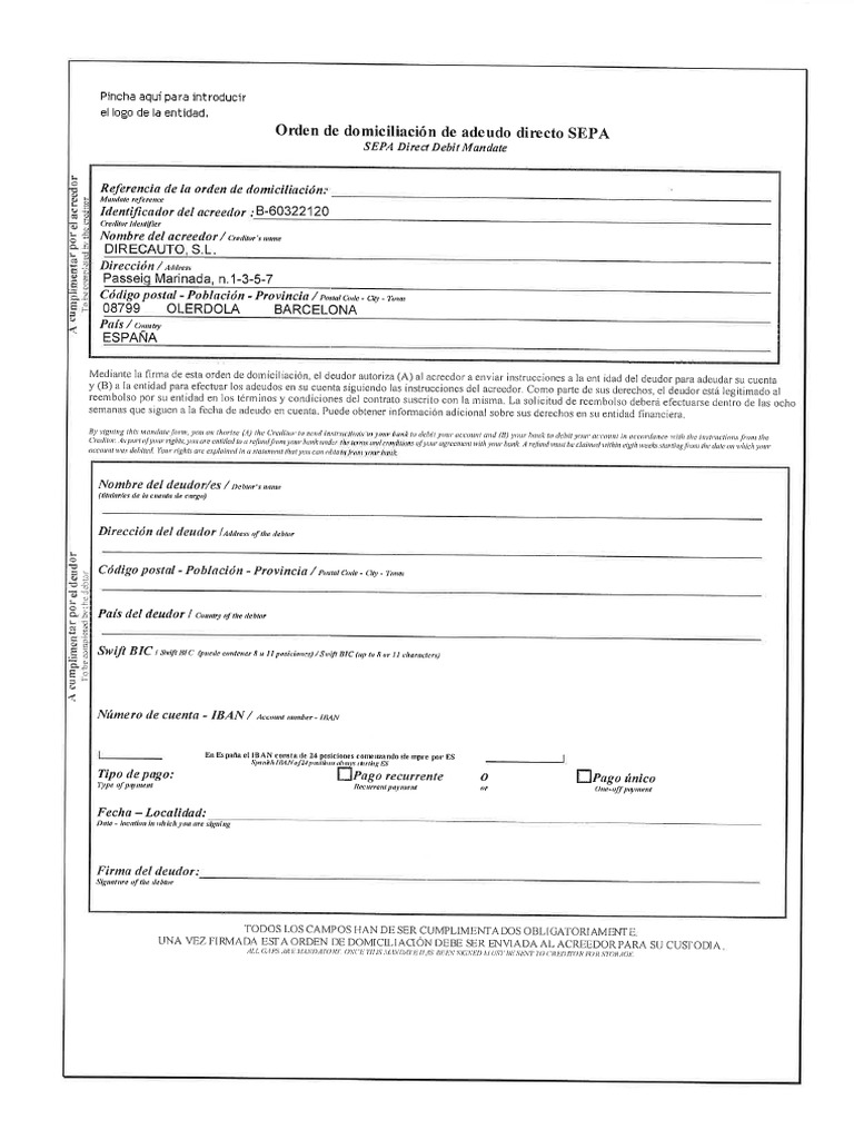Document Sepa | PDF