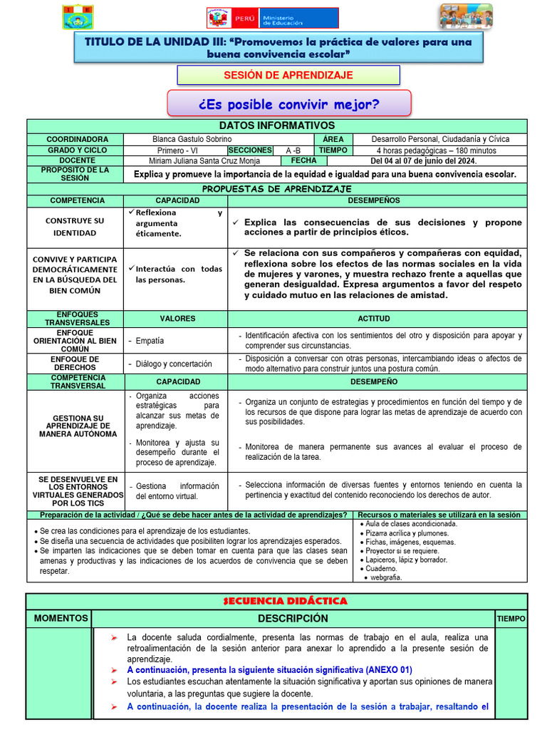 Normas de Convivencia Escolar en DPCC | PDF | Aprendizaje | Maestros
