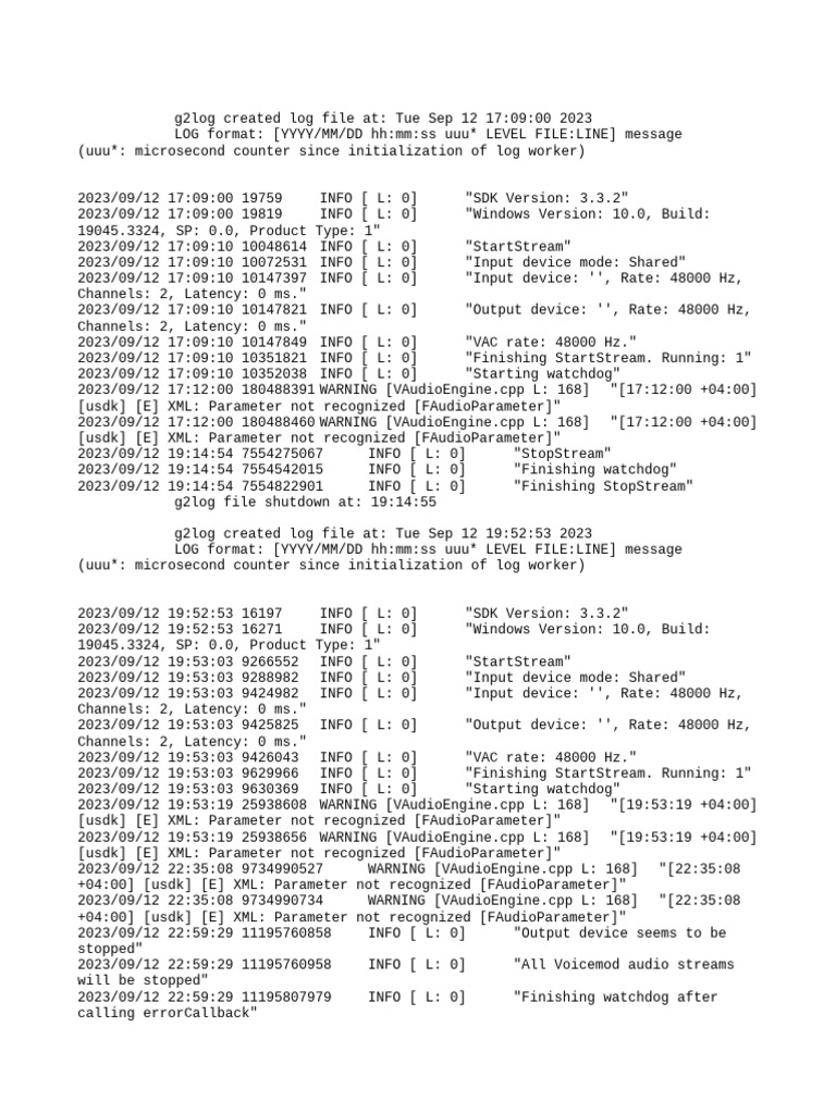Log SDK | PDF | Headphones | Computer Science