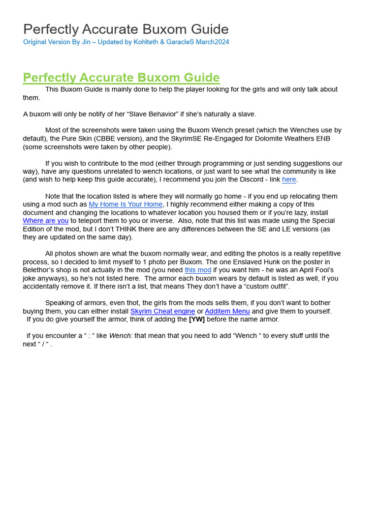 Buxom Wench Yuriana Quest Guide | PDF