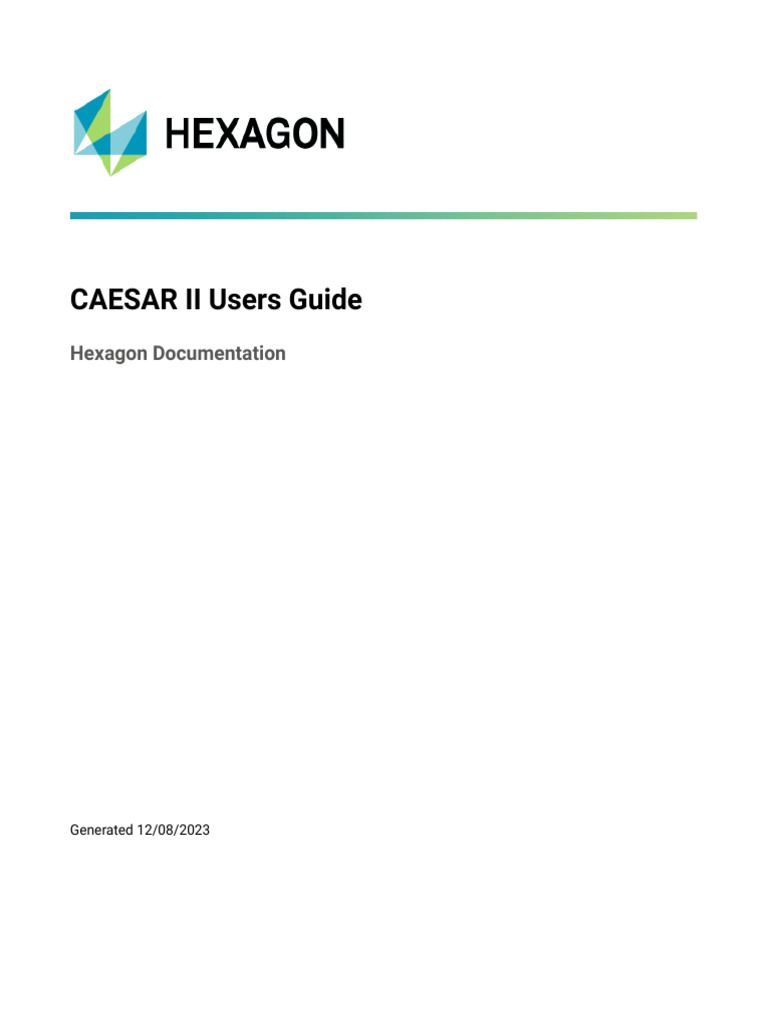 CAESAR II Load Case Editor Guide | PDF | Microsoft Excel | Stress ...