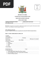 Local Leave Application Form Zambia | PDF