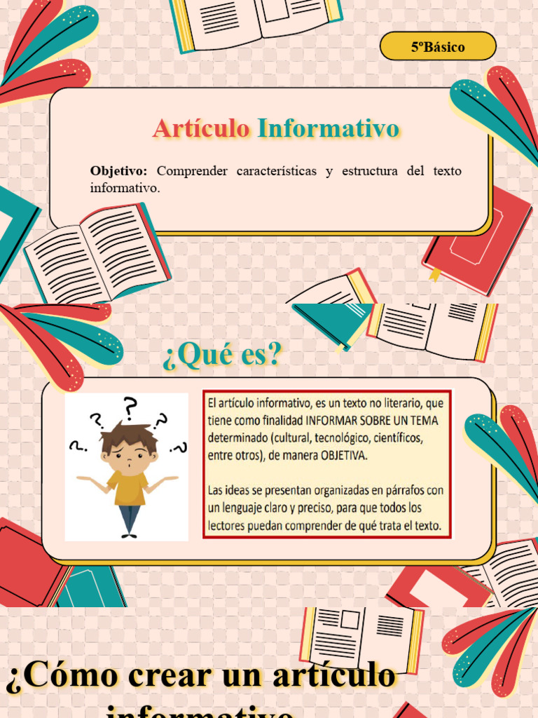 Cómo Escribir un Artículo Informativo | PDF