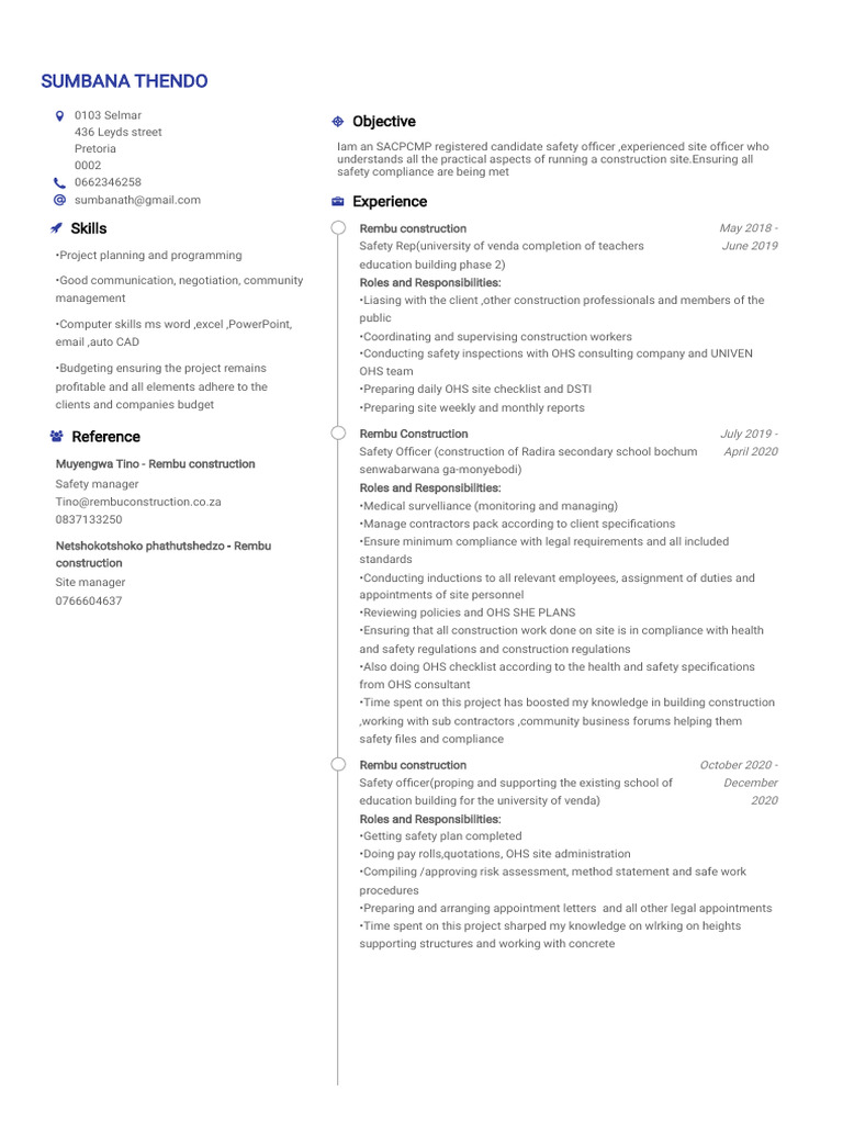CV 2024062222551883 | PDF | Occupational Safety And Health | Safety