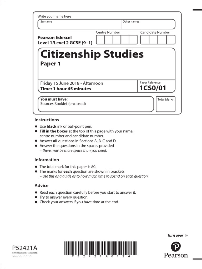 Ordering Your Citizenship Paper