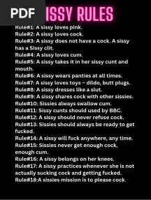 Sissy Rules