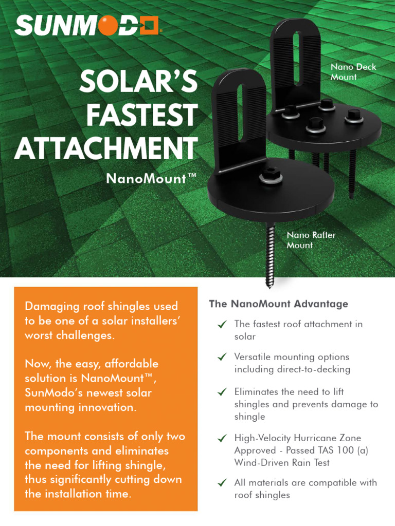 Sunmodo Nano DECKING PDF