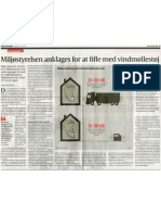 Michael Rothenburg: Miljøstyrelsen Anklages For at Fifle Med Vindmøllestøj. Politiken 141111