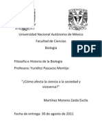 Cómo Afecta La Ciencia A La Sociedad y Viceversa