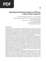 InTech-High Speed Architecure Based On Fpga For A Stereo Vision Algorithm