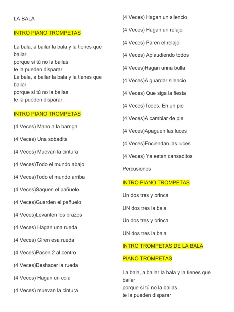 La Bala | PDF