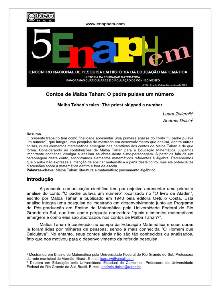 Análise do conto 