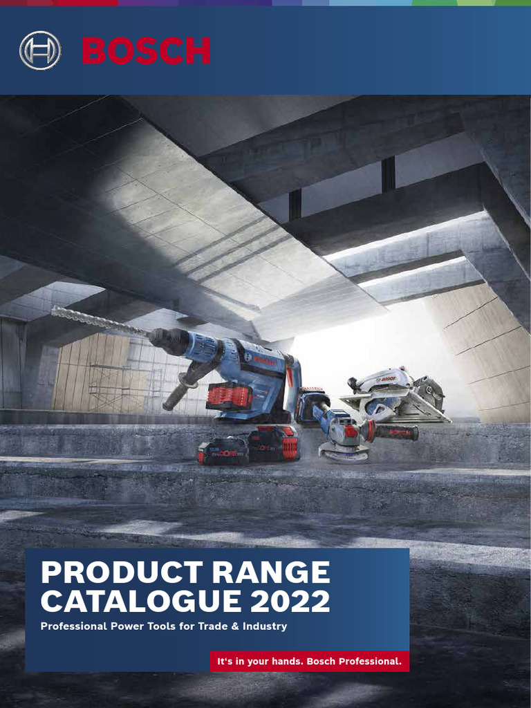 Bosch Professional Power Tools 2022 | PDF | Battery Charger | Drill