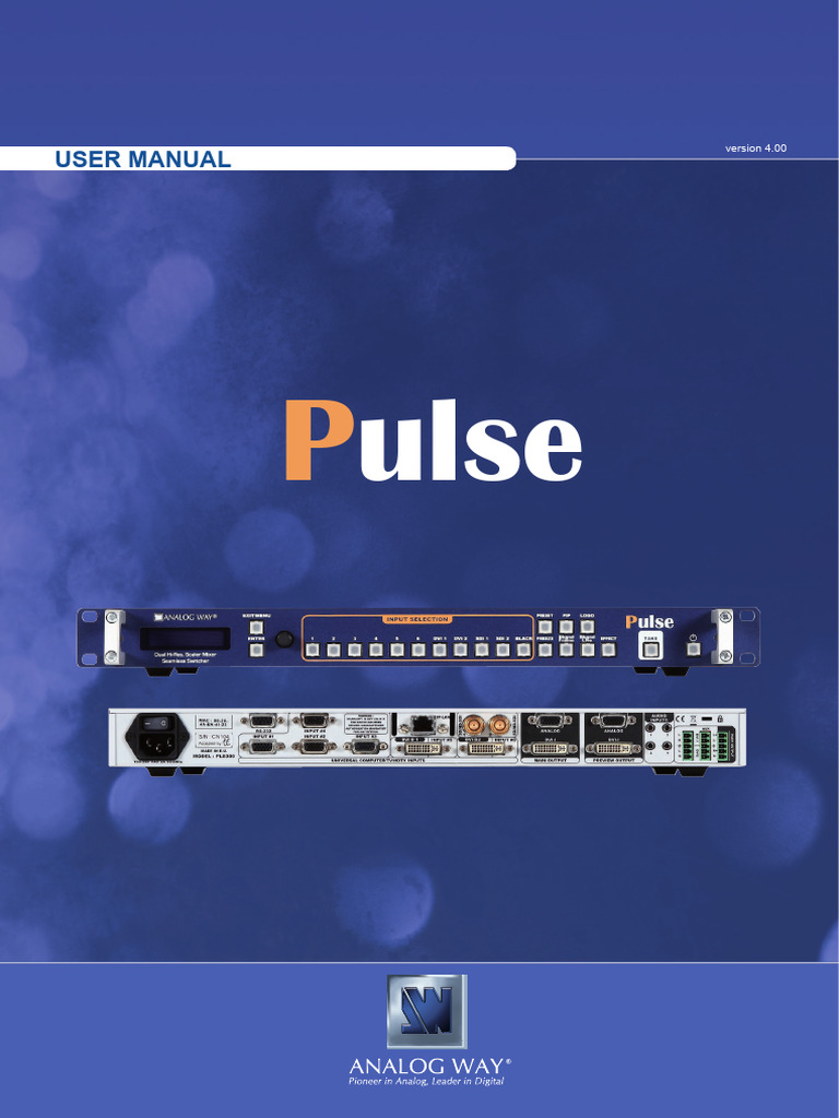 PLS300 User Manual and Setup Guide | PDF | Video | Information And ...