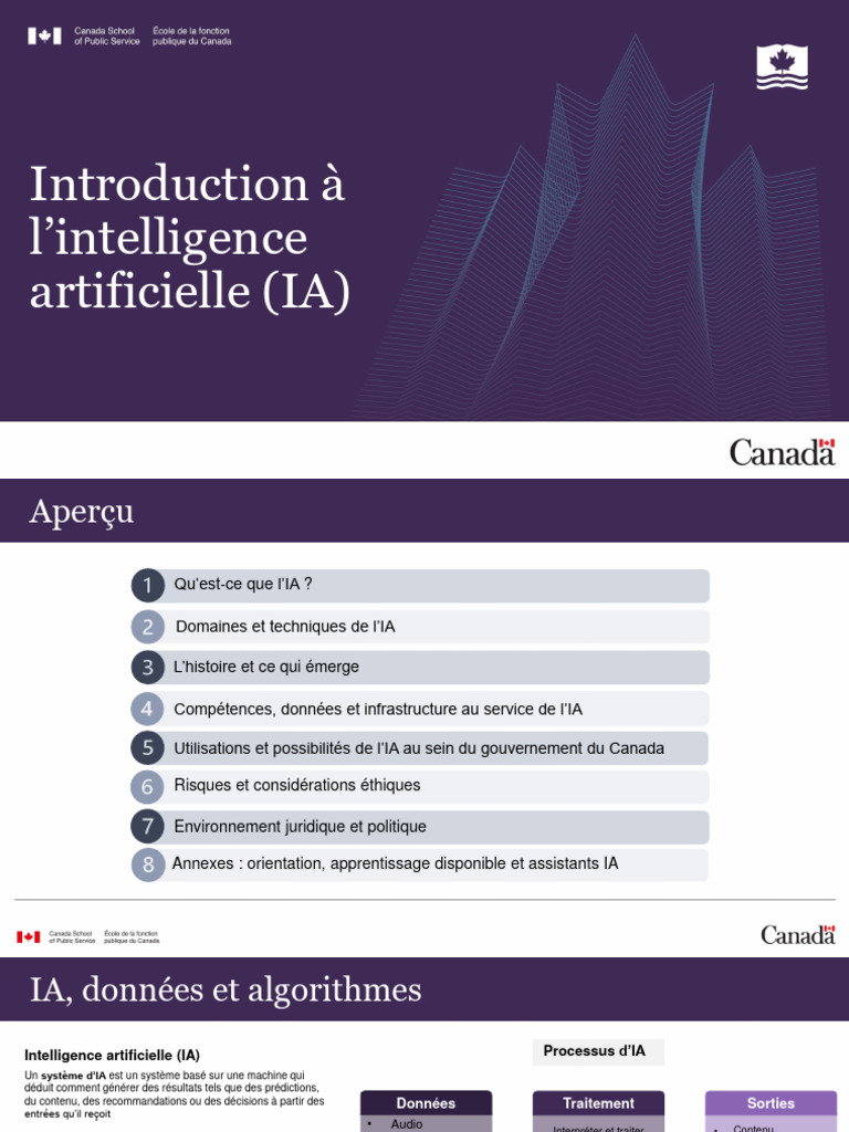 Introduction À L'intelligence Artificielle (IA) - 2024 - FR | PDF ...
