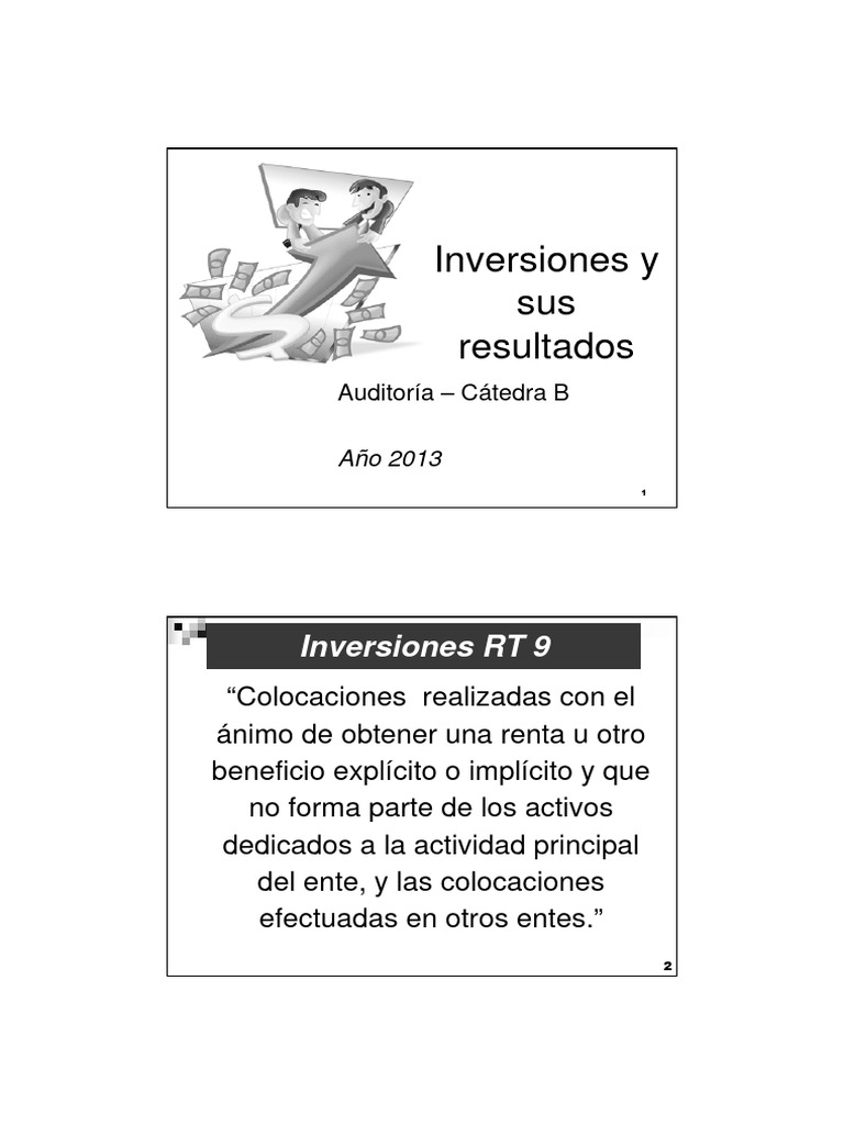 Clasificación y Valuación de Inversiones | PDF | Compartir (Finanzas ...