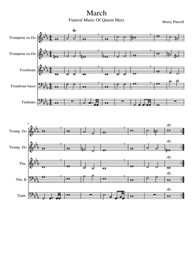 Funeral_Music_of_Queen_Mary__March_Score_H.Purcell PDF