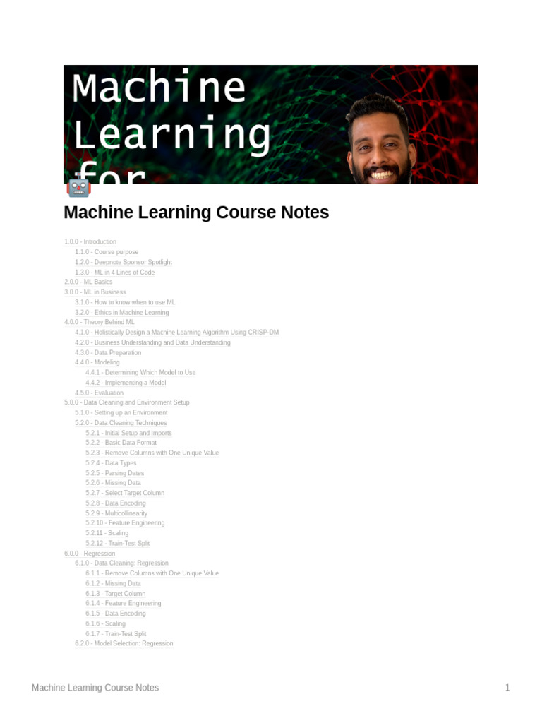 Machine Learning for Beginners | PDF | Machine Learning | Statistical ...