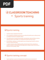 Transfer of Training in Sports | PDF