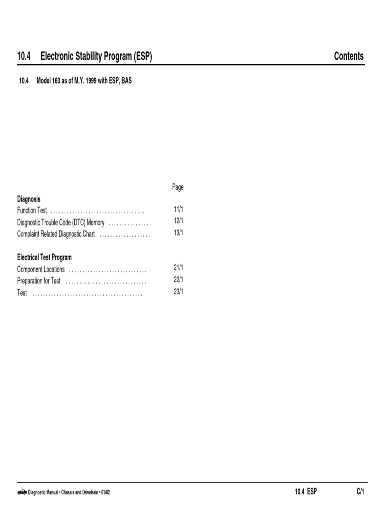 Esp Diagnostic Manual For Model 163 Pdf 