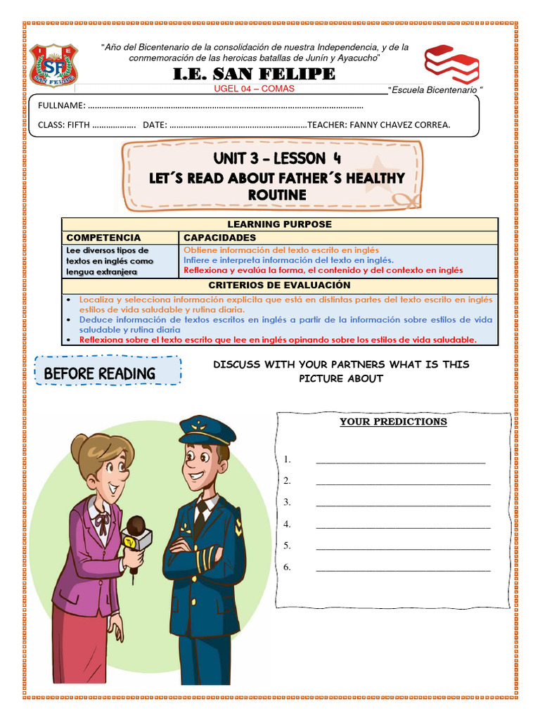 English Reading Comprehension Guide | PDF | Cuisine