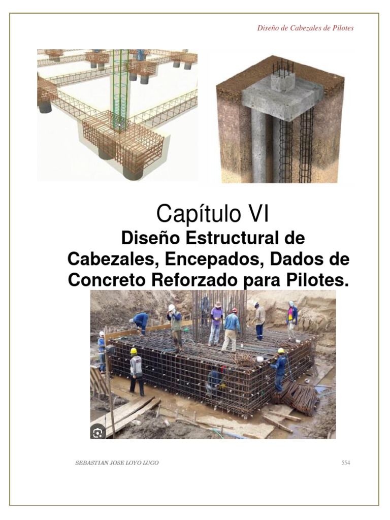 Diseño de Cabezales para Pilotes | PDF | Fundación profunda | Rigidez