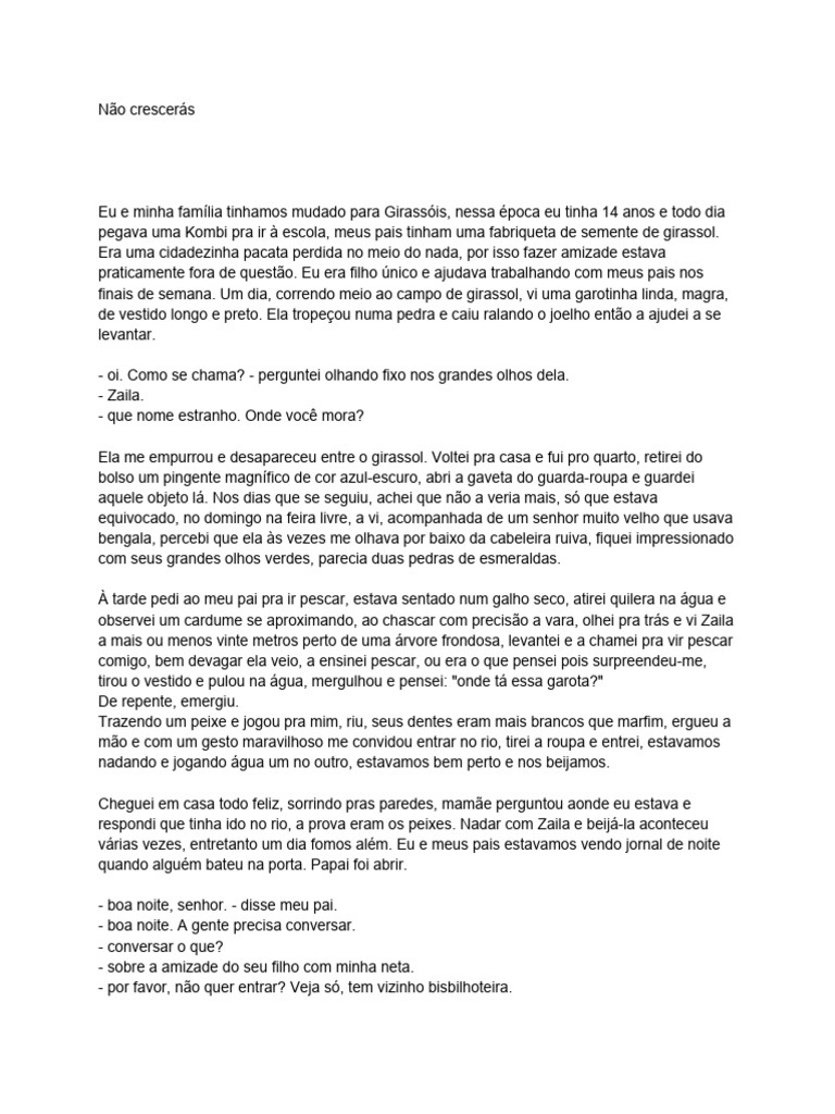 Amor Proibido e Tragédia em Girassóis | PDF | Serpente
