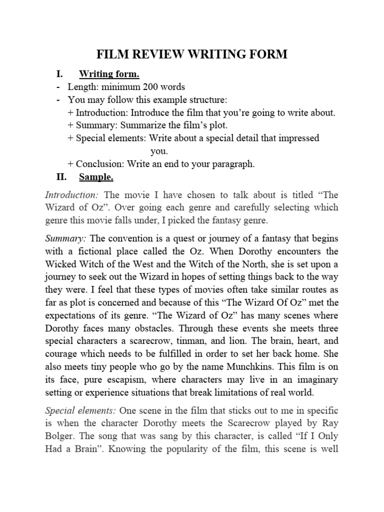 film-review-writing-form-dec-pdf-land-of-oz-dorothy-gale