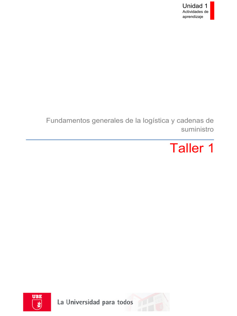 Fundamentos de Logística y Cadenas de Suministro | PDF | Logística ...