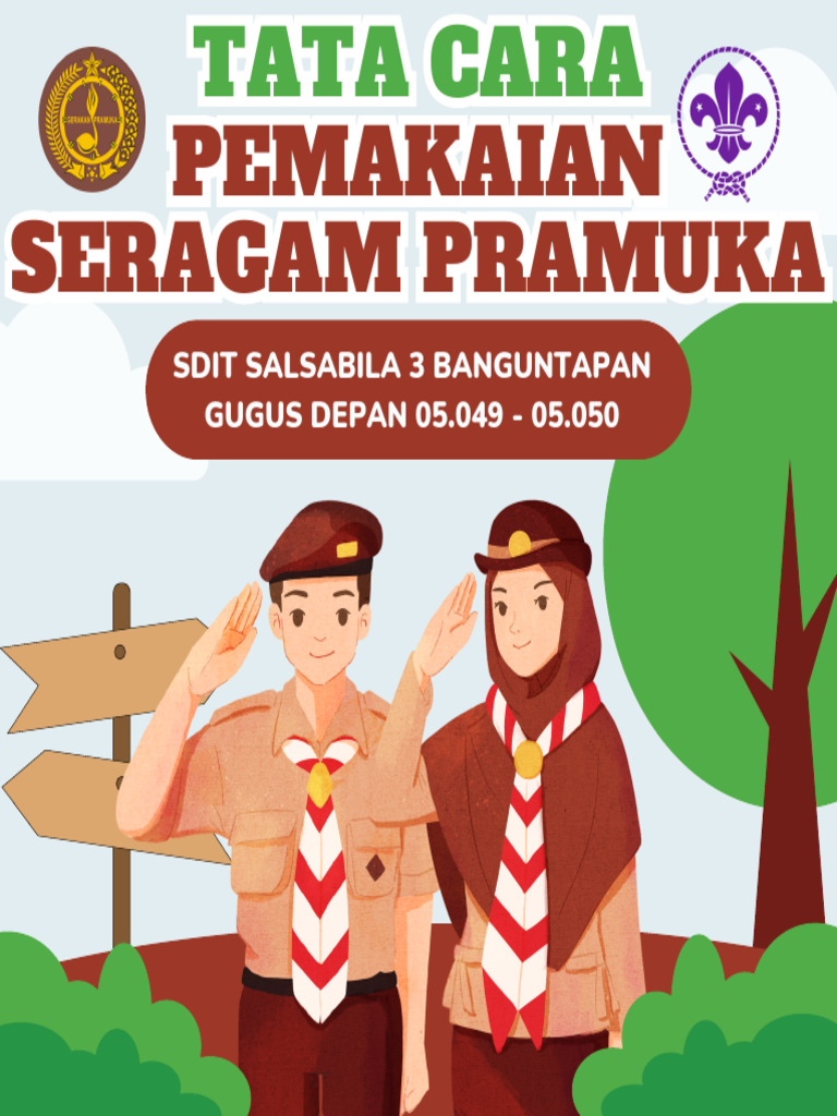 Peserta Pramuka Kecamatan Kota Bersiap Mengenakan Seragam