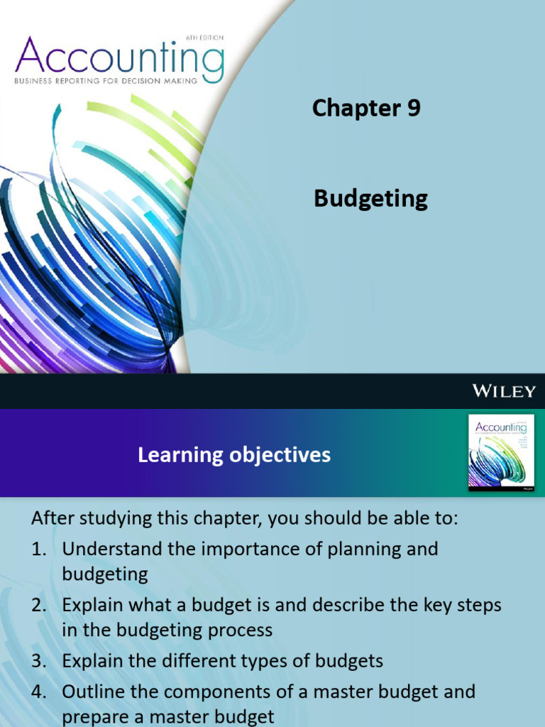 Chapter 09 Budgeting PDF Budget Strategic Planning