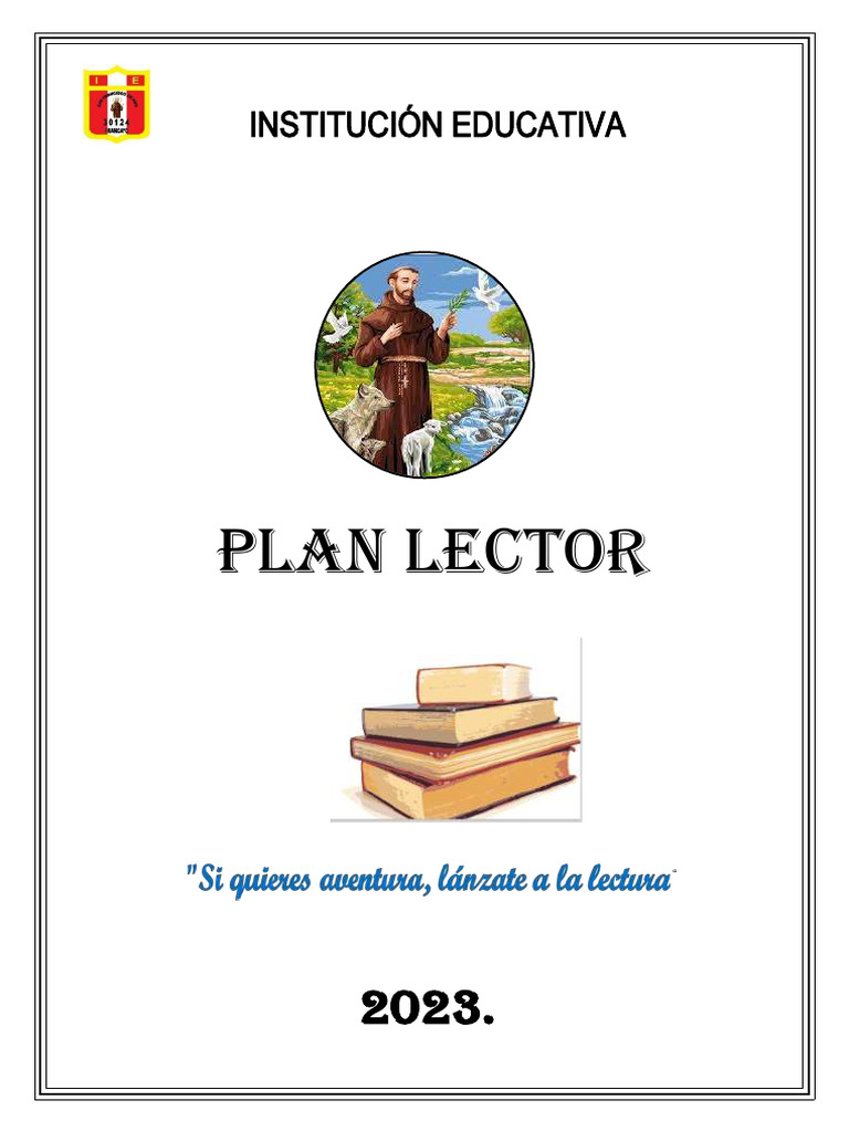 Plan Lector 2023- IE 30124 | PDF | Maestros | Salón de clases