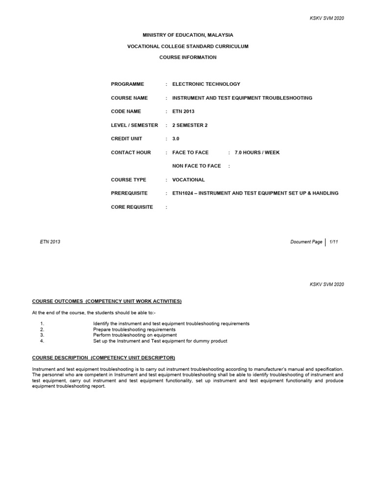 Instrument & Test Equipment Troubleshooting | PDF | Troubleshooting ...