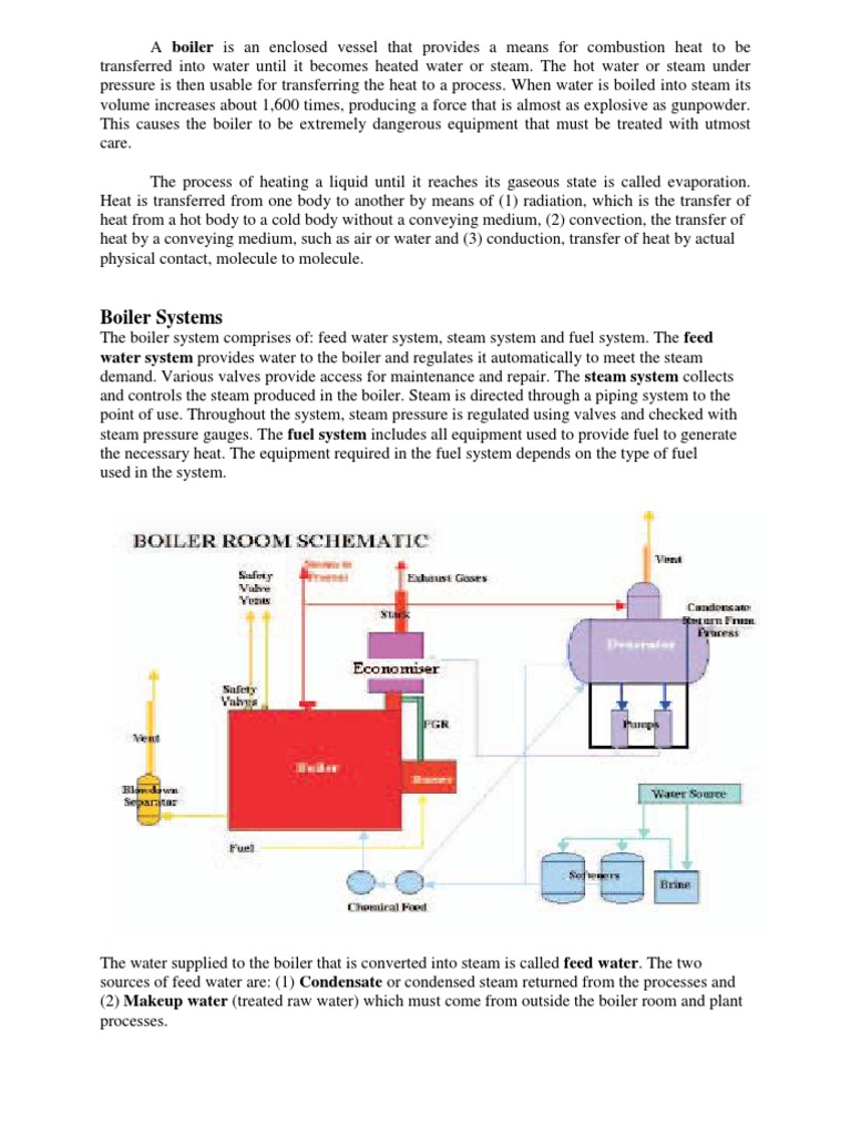 Boiler Notes | PDF | Boiler | Steam