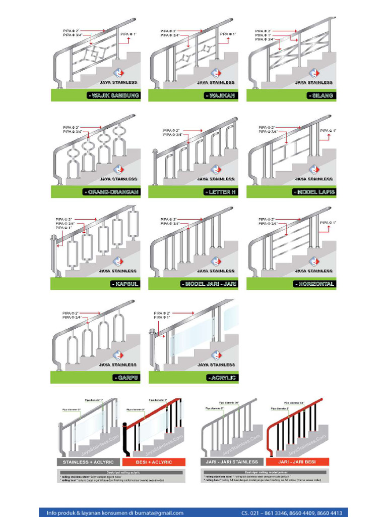 Katalog Railing Tangga Stainless J Jayastainless Pdf
