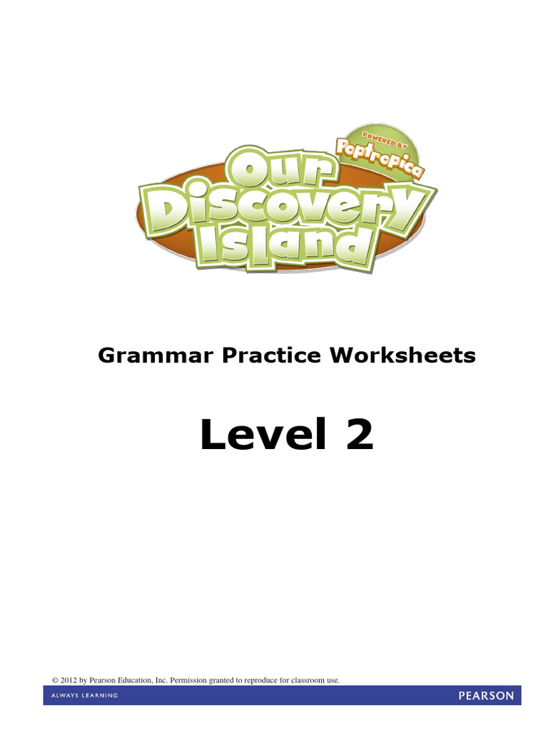 Level 2 Grammar Practice Worksheets | PDF | Lunch