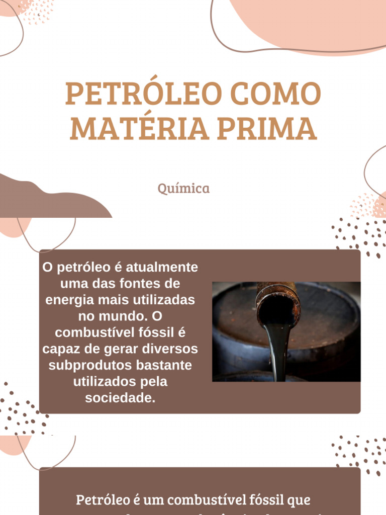 Petróleo Como Matéria Prima - 20240603 - 135157 - 0000 | PDF