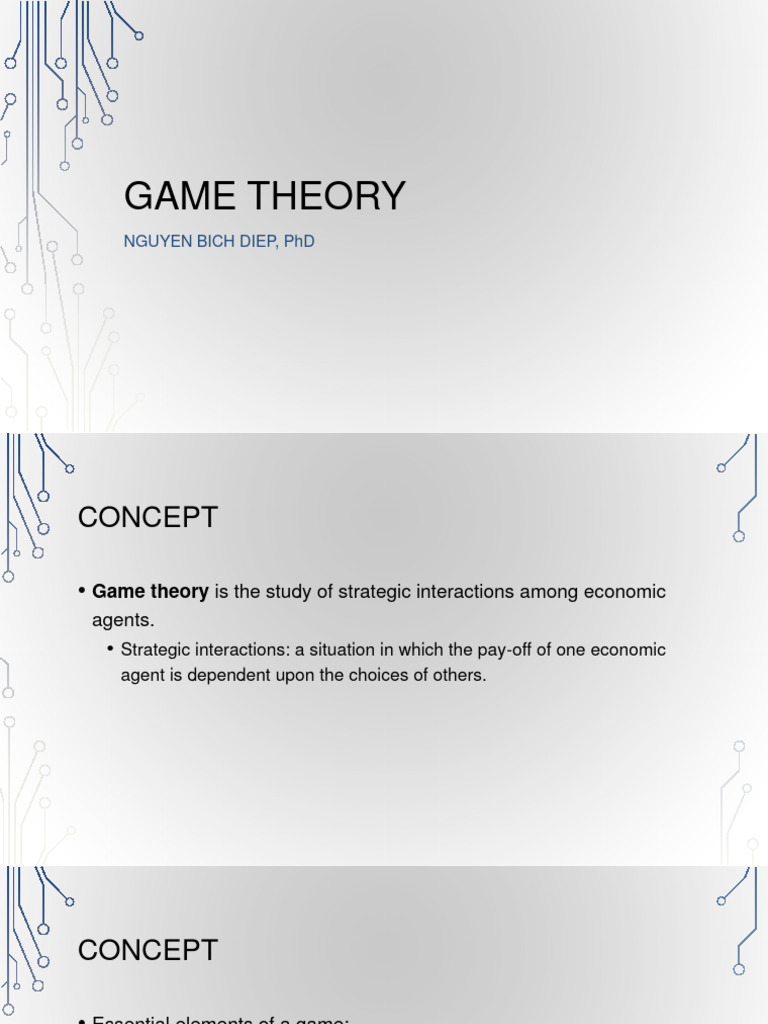 Game Theory | PDF | Game Theory | Economics Of Uncertainty