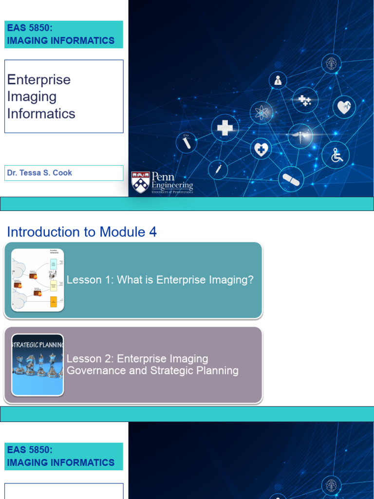 EAS 5850 - Module 4 | PDF | Medical Imaging | Electronic Health Record