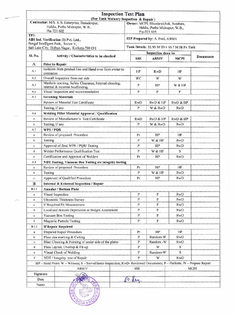 report-of-storage-tank_compress | PDF | Nondestructive Testing ...
