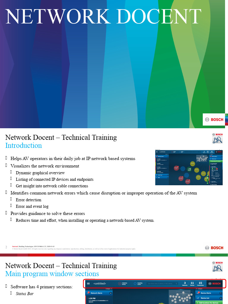 Network Docent: AV System Training Guide | PDF | Computer Network ...