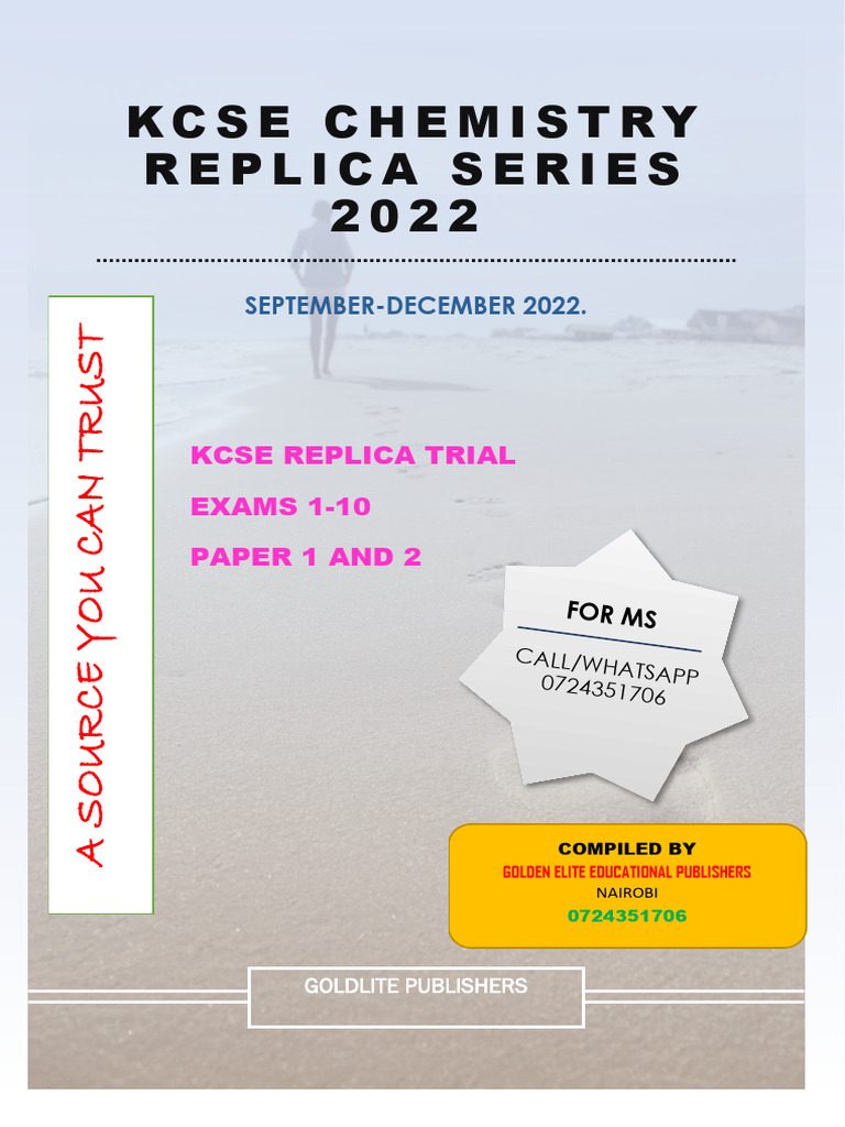 KCSE 2024 Chemistry Marking Scheme | PDF | Chemical Substances | Atoms
