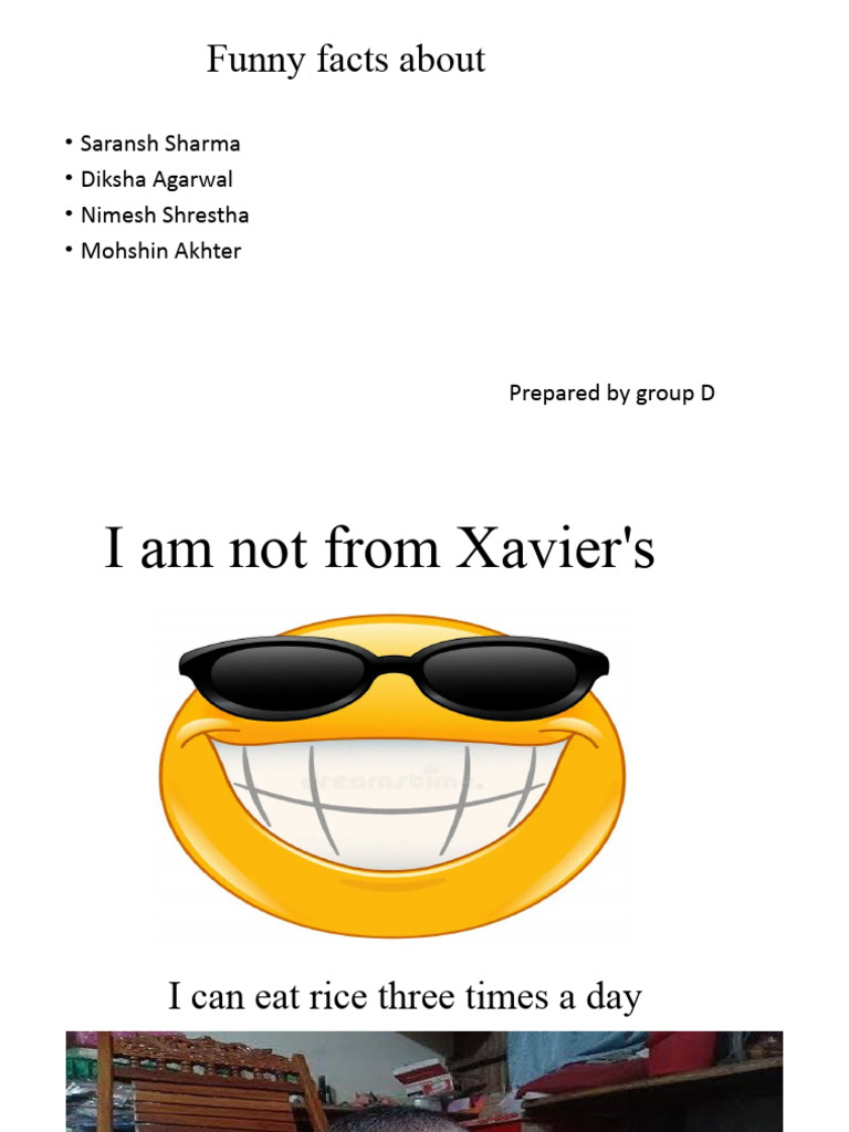 Funny Facts About Myself PDF