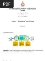 Aula 3 - IM 2022 - Transdutores e Sensores