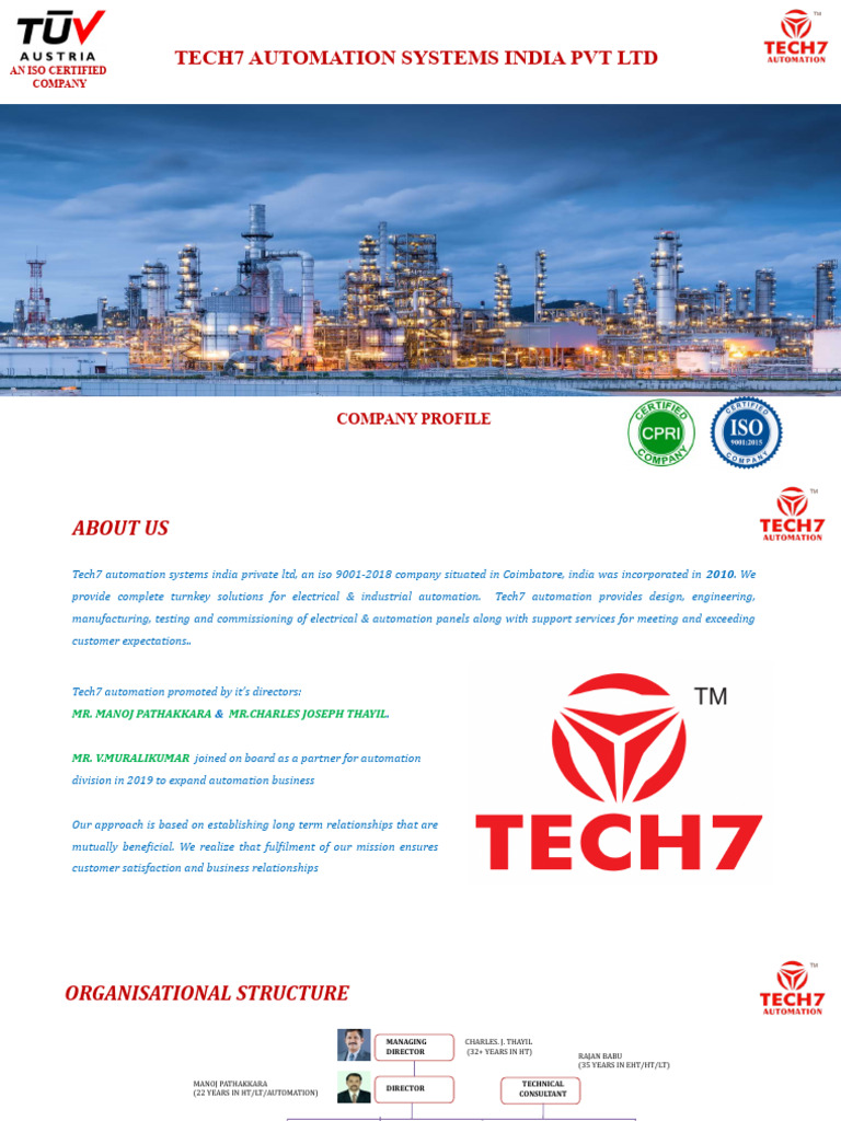 Tech7 PPT 2023 New | PDF | Scada | Automation
