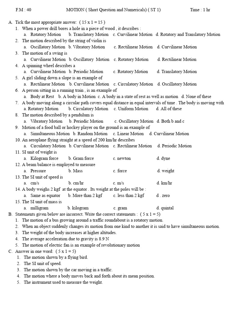 motion-short-question-and-numericals-pdf-weight-force