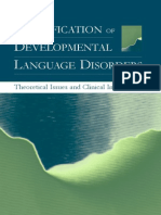 Classification of Developmental Language Disorders Theoretical Issues and Clinical Implications - Ludo Verhoeven
