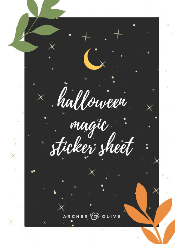 October Sticker | PDF